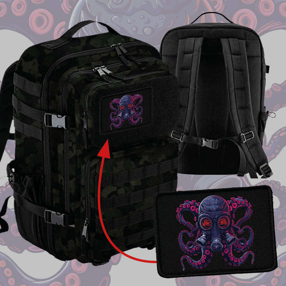 Batoh s vyměnitelnými patchemi 35L